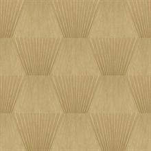 Lehnmann Gold Geometric Wallpaper