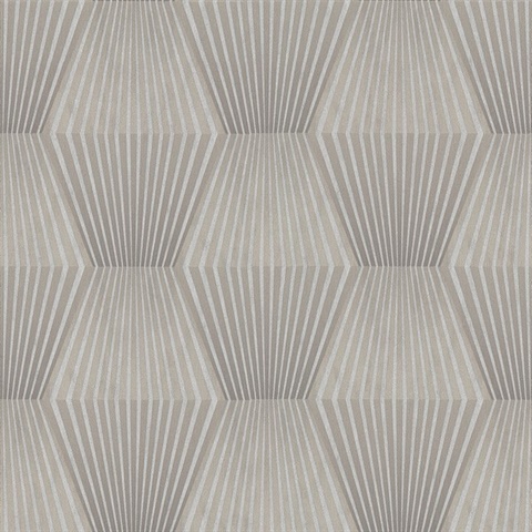 Lehnmann Taupe Geometric Wallpaper