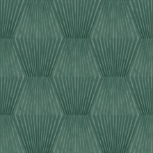 Lehnmann Teal Geometric Wallpaper