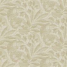 Lei Gold Leaf Wallpaper