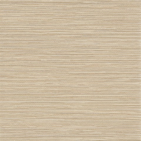 Leicester Neutral Metallic Horizontal Faux Grasscloth Wallpaper