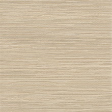 Leicester Neutral Metallic Horizontal Faux Grasscloth Wallpaper