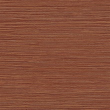 Leicester Red Metallic Horizontal Faux Grasscloth Wallpaper