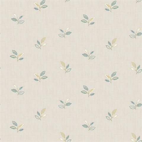 Leigh Yellow Leaf Wallpaper