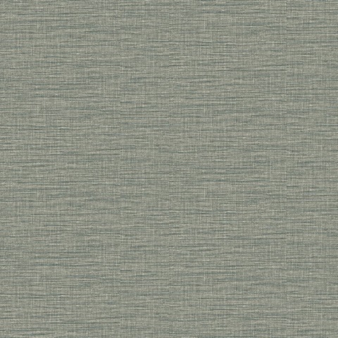Lela Jade Textured Faux Linen Wallpaper