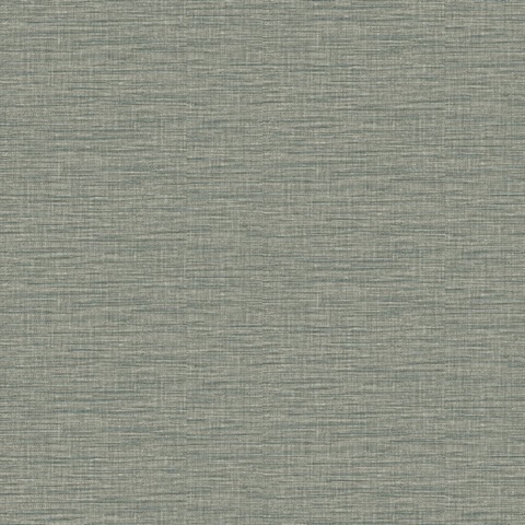 Lela Jade Textured Faux Linen Wallpaper