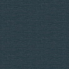 Lela Navy Blue Textured Faux Linen Wallpaper