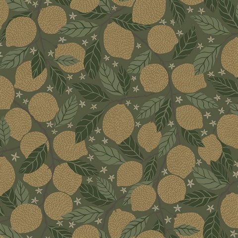 Lemona Green Fruit Tree Wallpaper