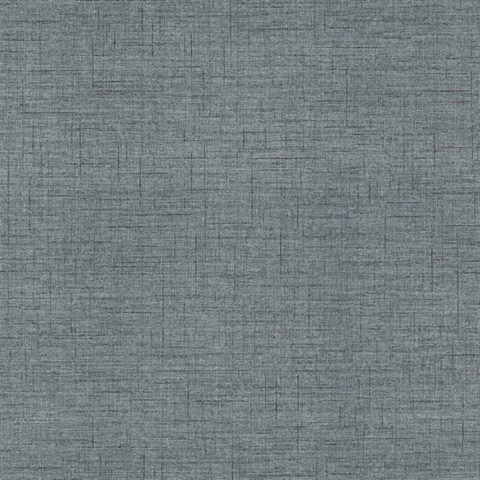 Leon Denim Faux Fabric Wallpaper