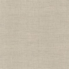 Leon Light Grey Faux Fabric Wallpaper