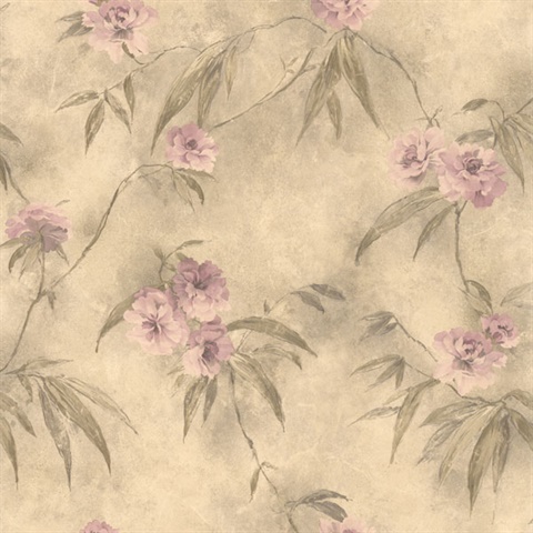 Liang Mauve Chinese Floral