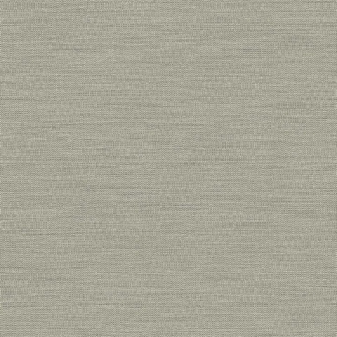 Libeco 27 Taupe Faux Fine Linen Wallpaper