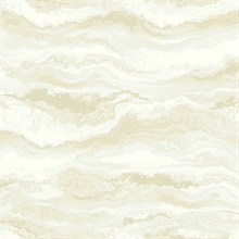 Light Beige Cloud Waves Wallpaper