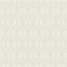 Light Beige Craftsman Textured Geometric Wallpaper