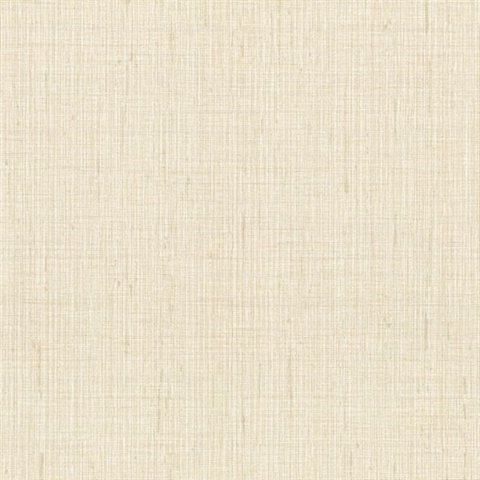 Light Beige Faux Silk Commercial Wallpaper