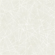 Light Beige Geometric Crosshatch Wallpaper