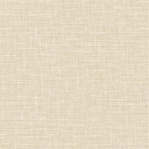 Light Beige Grasmere Crosshatch Tweed Weave Wallpaper