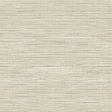 Light Beige Natural Blend Texture Textile String Wallpaper