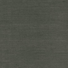 Light Black Natural Grasscloth Wallpaper