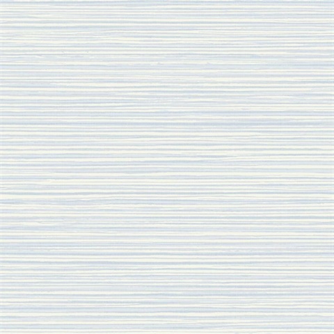 Light Blue Brushstroke Textured Stripes Wallpaper