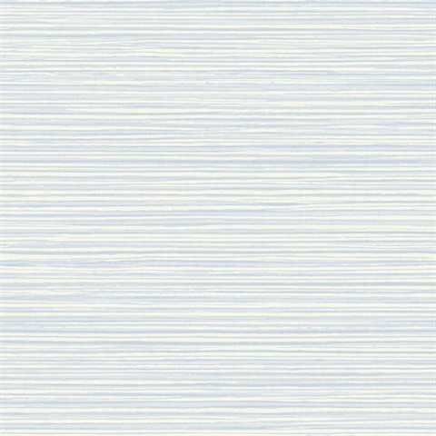 Light Blue Brushstroke Textured Stripes Wallpaper