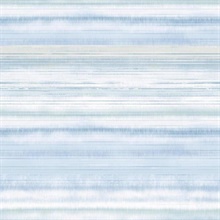 Light Blue Fleeting Horizon Horizontal Stripe Wallpaper