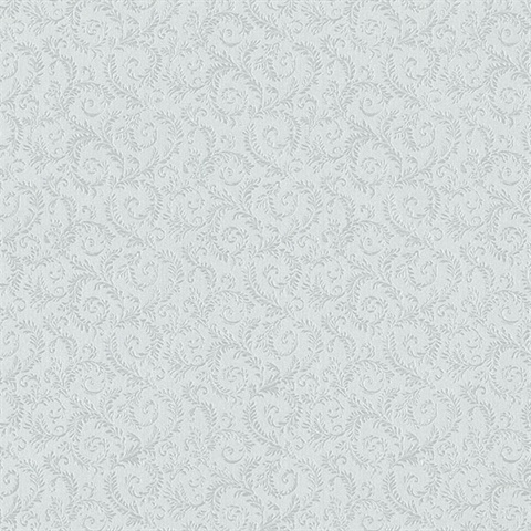 Light Blue Mini Scroll Leaf