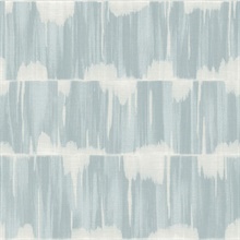 Light Blue Serendipity Coastal Wide Stripe Wallpaper