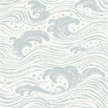 Light Blue Swell Coastal Ocean Wallpaper