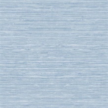 Light Blue Textured Grasscloth Wallpaper