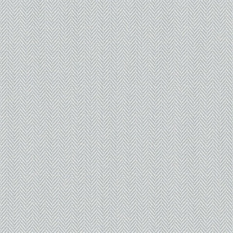 Light blue &  White Subtle Textured Chevron Wallpaper