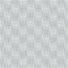 Light blue &  White Subtle Textured Chevron Wallpaper