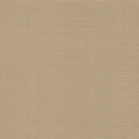 Light Caramel Shimmering Linen Wallpaper