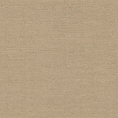 Light Caramel Shimmering Linen Wallpaper
