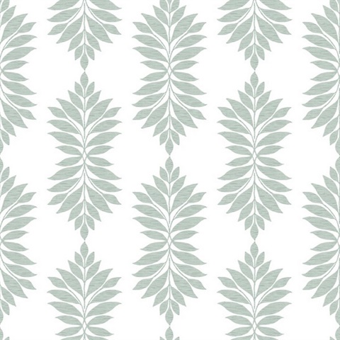 Light Green Broadsands Botanica Leaves Wallpaper