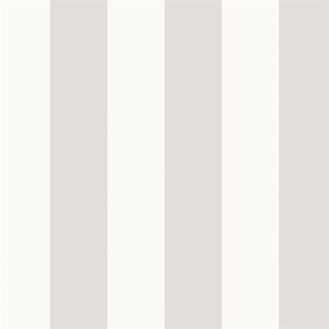 Light Grey and Grey Vertical 2.5in Tent Stripe Prepasted Wallpaper