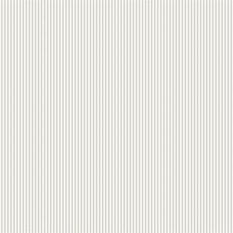 Light Grey and White Baby Stripe Prepasted Wallpaper