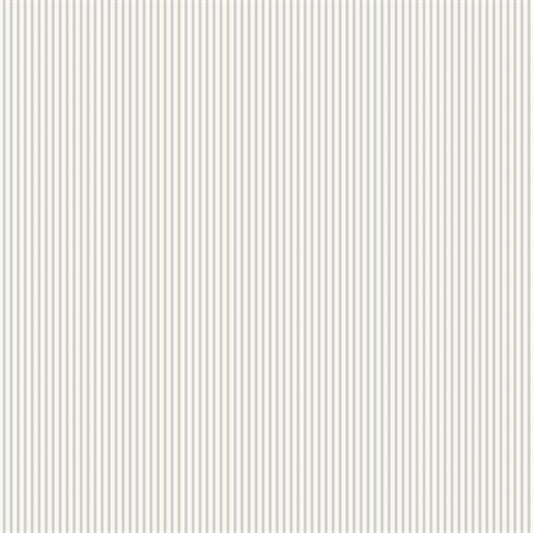Light Grey and White Baby Stripe Prepasted Wallpaper