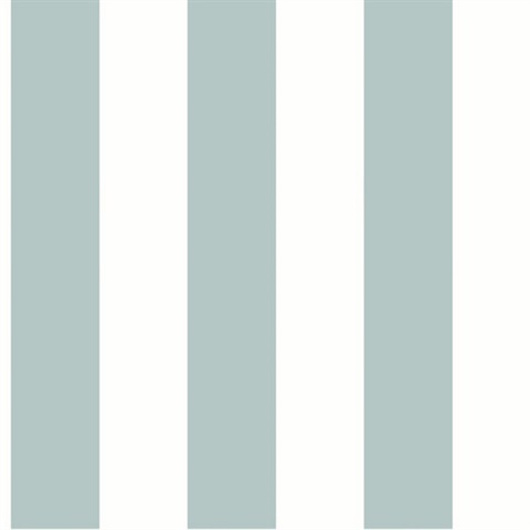 Light Grey Awning Stripe Wallpaper