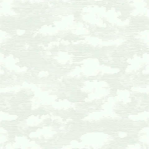 Light Grey Cloud Cover Prepasted Wallpaper