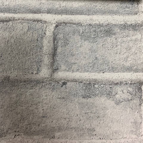 Light Grey Commercial Brick Wallcovering