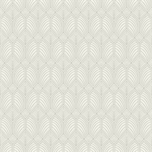 Light Grey Craftsman Textured Geometric Wallpaper