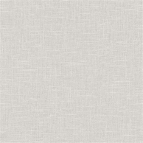 Light Grey Crosshatch Linen Wallpaper
