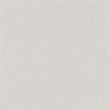 Light Grey Crosshatch Linen Wallpaper