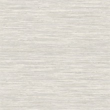 Light Grey Faux Grasscloth Sisal Wallpaper