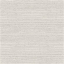 Light Grey Faux Textured Grasscloth Wallpaper