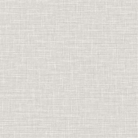 Light Grey Grasmere Crosshatch Tweed Weave Wallpaper