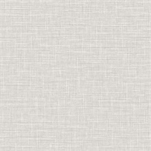 Light Grey Grasmere Crosshatch Tweed Weave Wallpaper