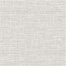 Light Grey Grasmere Crosshatch Tweed Weave Wallpaper