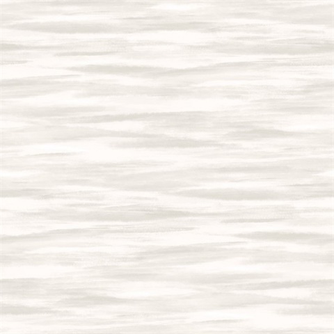 Light Grey Horizontal Water Faux Wallpaper